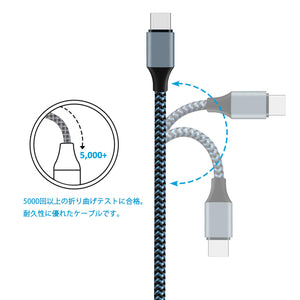 Amoner USB Type C ケーブル【1M 3本セット】