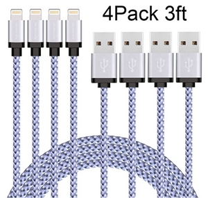 iPhone Charger,Lightning Cable Charging Syncing Cord Charger Cable Compatilble