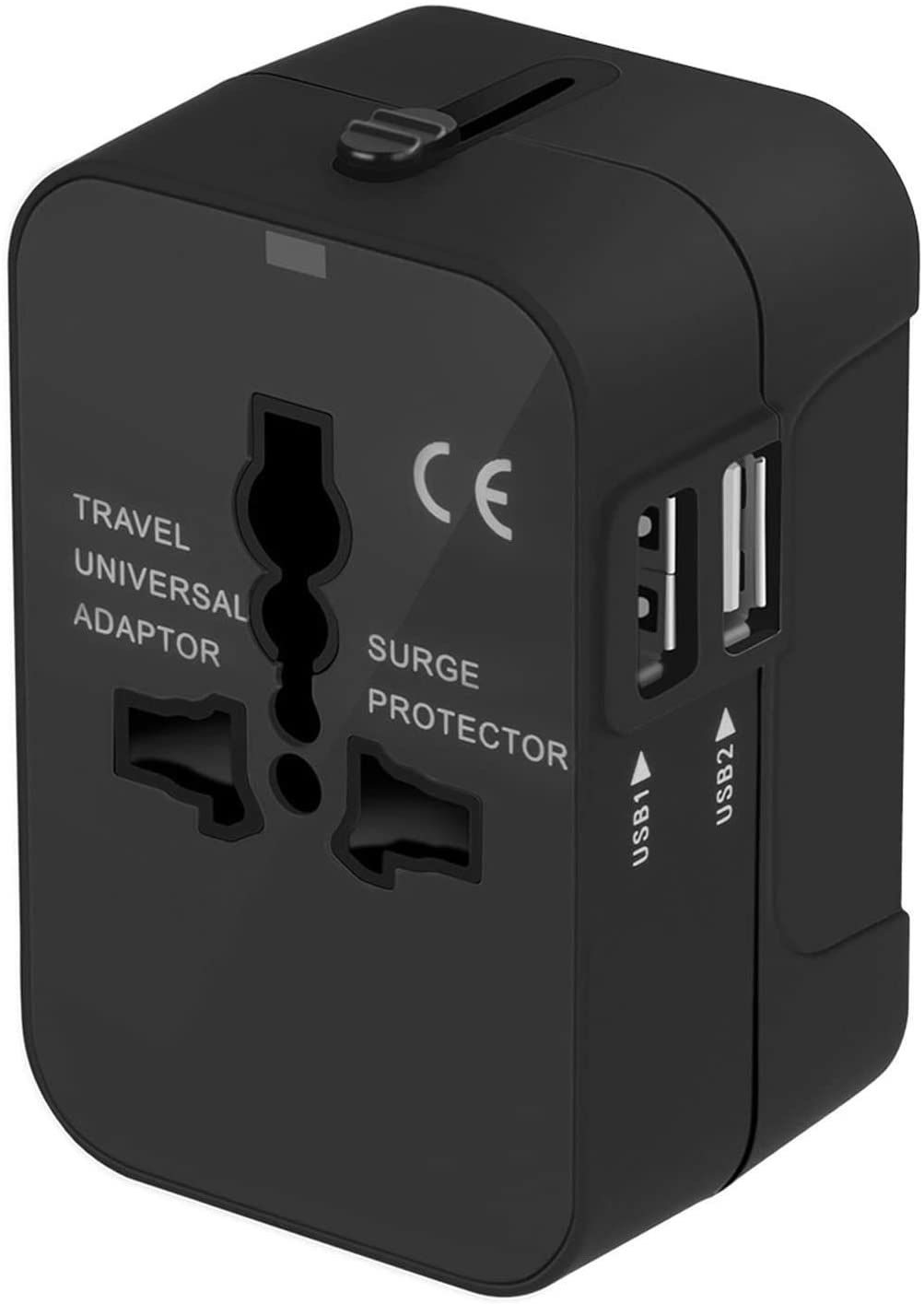 Adaptador de corriente universal para viaje enchufe US / UK / EU / AU -  Tecnopura