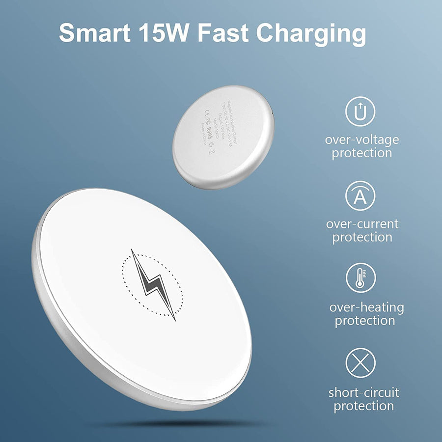 Sundix Wireless Mag-Safe Charger, 15W Wireless Charger Fast-Charging Compatible with iPhone 13 Mini/13 Pro/13 Pro Max