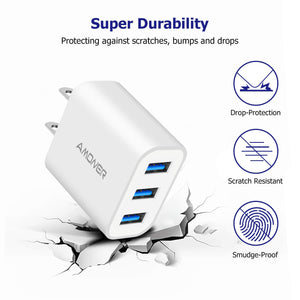 Amoner Charger With Drop-Protection Scratch Resistant & Smudge-Proof