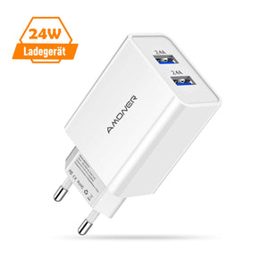 Amoner 24W Phone Charger For Germans