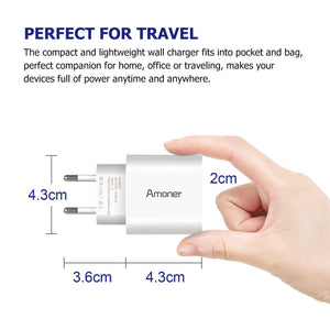 Amoner Travel Charger For Spain