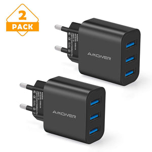 Amoner 24W Fast Charger Black For Spain