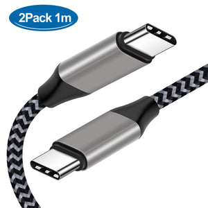 Amoner USB C to USB C Cable 1m 2Pack For Germany