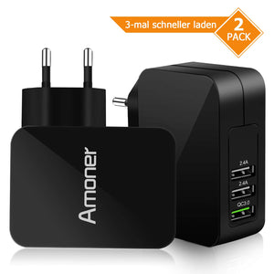 Amoner Fast Charger For iPhone & Android EU Standard For Germany