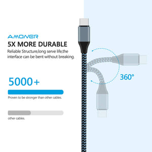 Amoner Durable USB C Cable